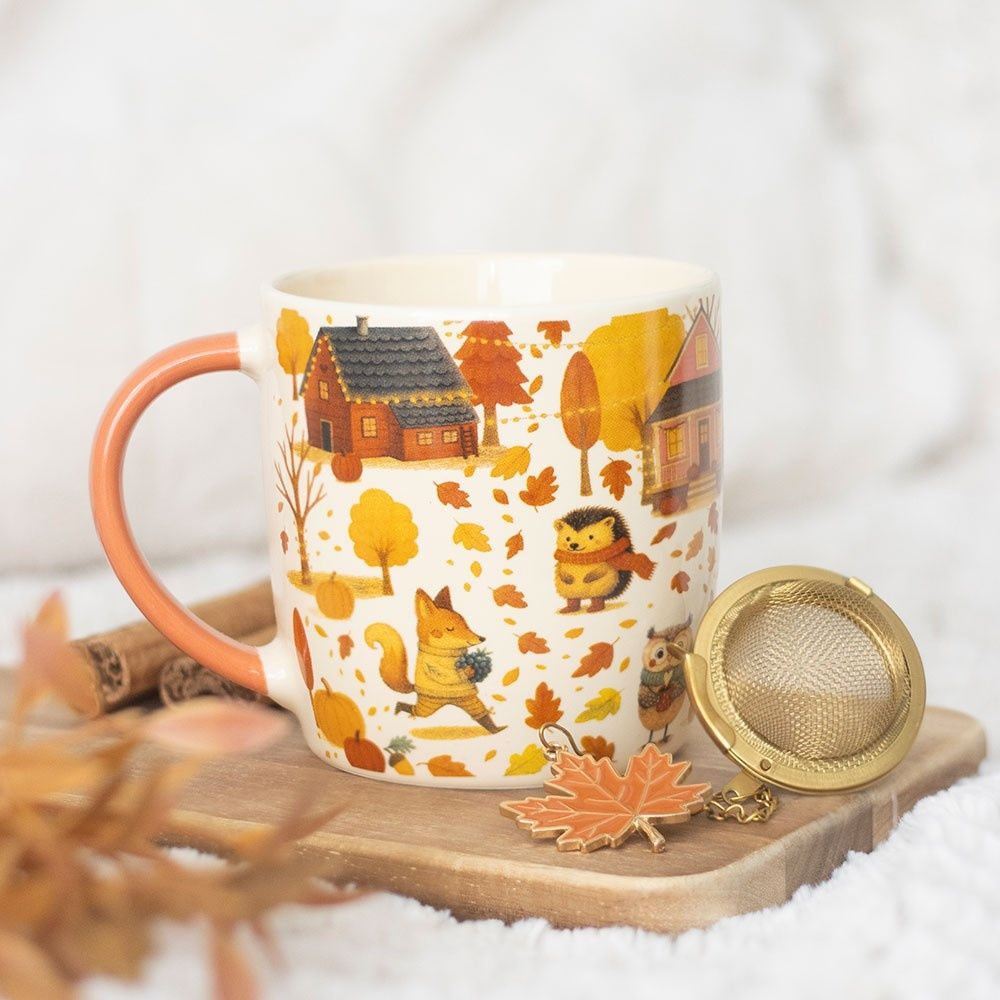 Something Different - Creature Comforts and Tea Strainer Set Mug - Multicolours